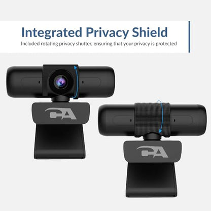 Cyber Acoustics CA Essential Super HD Webcam (WC-3000) USB Webcam, 5MP Super HD Video up to 2592x1944 at 30fps, Autofocus & Light Correction, Dual Omnidirectional Mics - size: WC-3000