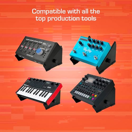 ANALOG CASES XTS Desktop Stand, 6.6" - 10.4" Size for Audio Interface/Pedal/MIDI Controller/Synth/Sampler, Fits Elektron Digitakt/Teenage Engineering EP-133 KO 2 / Akai MPK Mini and more - size: Small