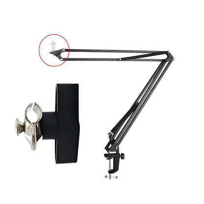 3 Pack Boom Arm Screw Mount Bolt Bracket Replacement Clamp Fastener with Tightening Knob for Mic Arm Stand Microphone Arm Scissor Microphone Stand Desk Mic Stand Studio Arms