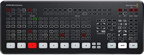 Blackmagic Design ATEM Mini Extreme HDMI Live Stream Switcher Bundle with 6’ HDMI Cable, 7’ Cat5e Cable, and 5-Pack of SolidSignal Cable Ties (SWATEMMINICEXT) - style: Mini Extreme