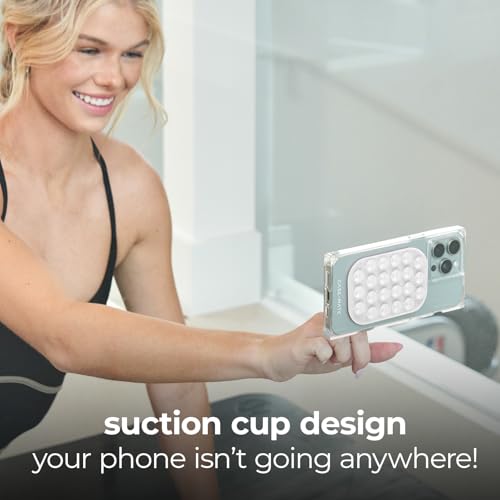 Case-Mate Stick it! Magnetic Suction Mount - Snap-on iPhone Holder - Detachable for MagSafe - Hands-Free Content Creator Essentials for iPhone 17 Pro Max/16 Pro Max/ 15 Pro Max/14 Pro Max - Twinkle - color: Twinkle