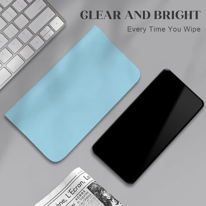 Navona 30 Pack Microfiber Glasses Cleaning Cloths with 2 Lens Cleaner Sprays | Premium Eyeglass Cleaning Cloths for Glasses, Sunglasses, Camera Lens & Screens – Streak-Free, Safe for Electronics