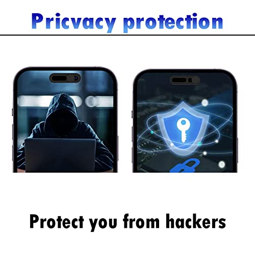 Front Camera Cover, Camera Cover Compatible with iPhone 14Pro/14Pro Max/iPhone15/15Puls/15Pro/15ProMax/iPhone16/16Pro16Plus/16Pro Max,Webcam Cover Protector Protect Privacy and Security(2PCS,Black) - color: Black