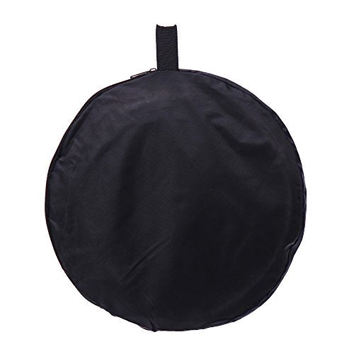 5 in 1 Photo Video Reflectors 12 inch (30cm) Collapsible Multi-Disc Light Round Photography Reflector with Bag -Translucent, Silver, Gold, White and Black - size: 12"/30cm