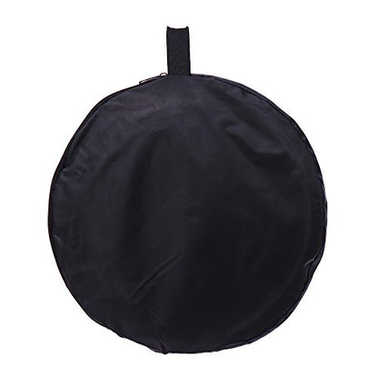 5 in 1 Photo Video Reflectors 12 inch (30cm) Collapsible Multi-Disc Light Round Photography Reflector with Bag -Translucent, Silver, Gold, White and Black - size: 12"/30cm