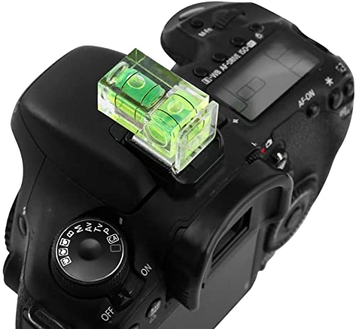 Camera Level Hot Shoe Level, Hot Shoe Bubble Level Camera Hot Shoe Cover 3 Axis 2 Axis 1Axis Bubble Spirit Level Compatible with Nikon, Olympus, Pentax Digital and Film Cameras-4 Packs - size: 1 Axi, 2 Axis and 3 Axis