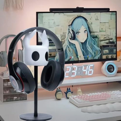Ergonomic Headphone Stand for Gaming & Office - Aluminum Alloy Desktop Holder with Space-Saving Design, Durable Multi-Functional Organizer for Over-Ear Headphones - size: cartoon