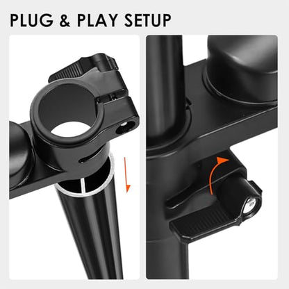 TARION Modular Desktop Camera Mount - 19"/48 cm DSLR Desk Arm with 1/4" Screw Ballhead 360 Degrees Adjustable - Compatible with 35 mm Rods - Titanrig Arm Z - size: Arm Z (Camera)