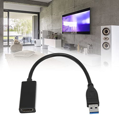 USB3.0 to HDMI Multimedia Interface Adapter Video Adapter Converter | HD Multimedia Interface, Video Adapter Converter, For Desktop, For Laptop, PC, Monitor