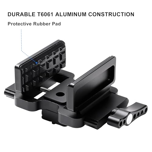 Rifle Clamp for Tripod - Heavy Duty Arca Swiss Saddle Mount with Quick Release, 1/4"&3/8" Screw Holes, Universal Hunting/Shooting Clamp Rest - style: Arca Swiss Saddle Mount