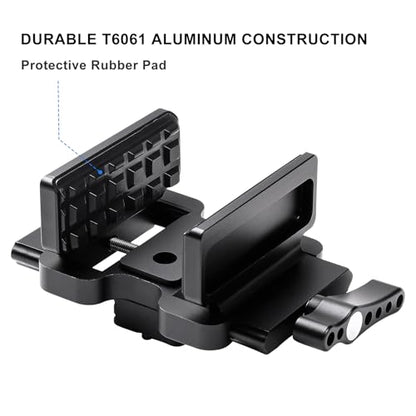 Rifle Clamp for Tripod - Heavy Duty Arca Swiss Saddle Mount with Quick Release, 1/4"&3/8" Screw Holes, Universal Hunting/Shooting Clamp Rest - style: Arca Swiss Saddle Mount