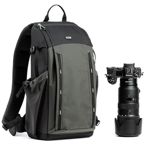 Think Tank Backlight Sprint Lightweight Slim Camera Daypack Backpack for DSLR, Mirrorless, Photography and Video - Slate Black - color: Slate Black, size: 15 Liters