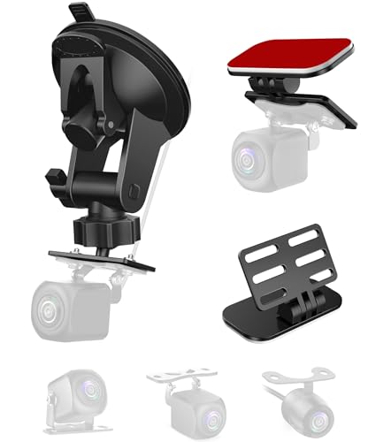 Pixelman Rear Camera Mount (2 Pcs), Universal Windshield Backup Camera Mount, Adjustable Dash Cam Bracket