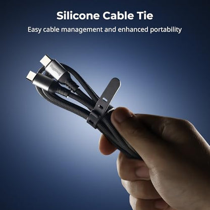SMALLRIG 240W USB C to USB C Cable (3.28ft), PD 3.1 240W Fast Charging Cable Cord GaN Charger 4747/4751, V Mount Battery, for iPhone 16/17, for Samsung S23, for MacBook Pro - style: No Display