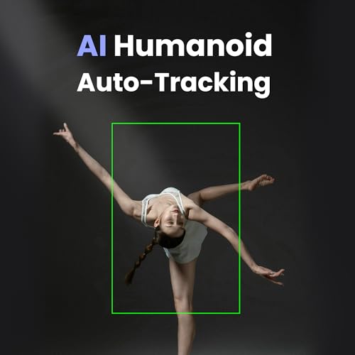 AI Auto Tracking PTZ Camera 3G-SDI/USB3.0/HDMI/LAN IP PoE Live Streaming 20X Optical and 8X Digital Zoom Camera 1080P 60FPS for Church Services Worship Education Events vMix OBS YouTube - color: pitch black