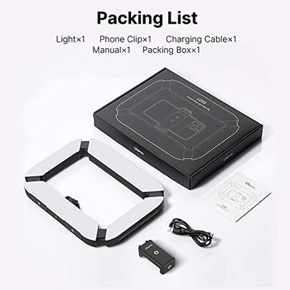 Smartphone Video Rig ULANZI U200 Camera Video Rig Phone Video Stabilizer LED Ring Light Selfie Light for Smartphone, Action Camera, YouTube, Vlogging, Filmmaking, Makeup