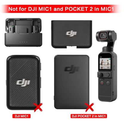 Microphone Windscreen Compatible with DJI MIC 2 (Not for DJI MIC 1) / OSMO POCKET Microphone Furry Wind Muff (2 Packs-Grey) - color: Gray
