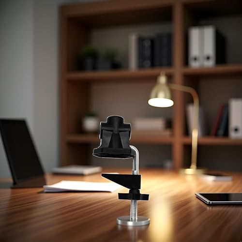 Black Replacement Heavy Duty Desk Clamp Clamp Base Adjustable for Microphone Arm Table Lamp Mount Holder Clamp Clamp Desk Lamp