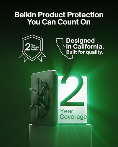 Belkin Connect 8-Port USB C Hub, Supports Display w/Resolutions up to 4K@60Hz - Works with Neo MacBook, Windows, Chromebook, & More - 100W PD w/ 10Gbps Data Transfer Speeds & 2.5Gbps Ethernet - Black - style: 8-in-1 USB-C Hub