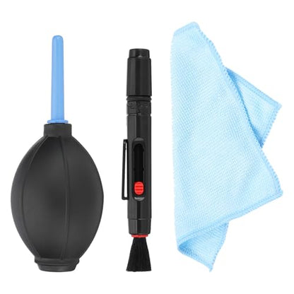 PATIKIL Camera Cleaning Kit, Lens Cleaner Kit with Lens Brush Pen, Microfiber Cleaning Cloth Cleaning Tool Accessories for Camera, SLR, Telescope, Magnifying Glass, Phone,1 Set