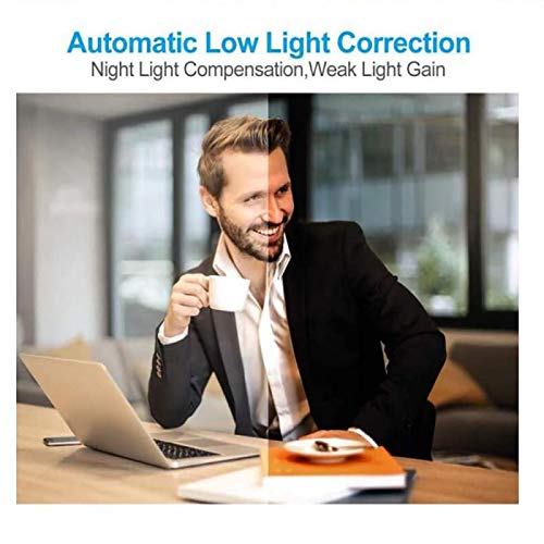 1080P USB Webcam with Mic PC Camera for Video Calling & Recording Video Conference/Online Teaching/Business Meeting Compatible with Computer Desktop Laptop MacBook for Windows Android iOS