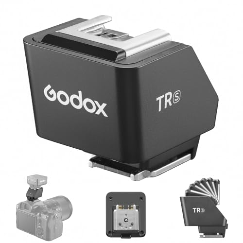 Godox TR-S TTL Hot Shoe Riser for Sony Camera, Hot Shoe Extender for Godox iT30Pro-S iT20-S iT22-S iM30 iM20 iM22 Mini Flash, 0-90° Tilt Adjustment, Raises 30mm Height, Reduce Lens Shadow - size: TR-S