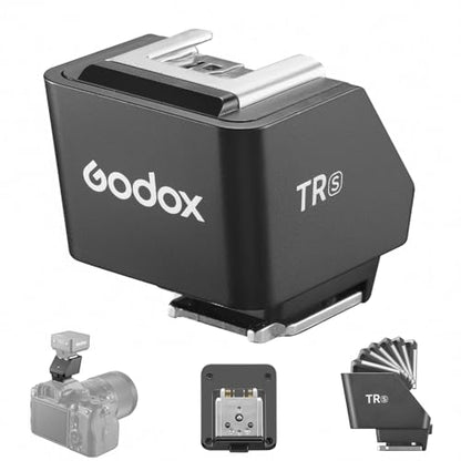 Godox TR-S TTL Hot Shoe Riser for Sony Camera, Hot Shoe Extender for Godox iT30Pro-S iT20-S iT22-S iM30 iM20 iM22 Mini Flash, 0-90° Tilt Adjustment, Raises 30mm Height, Reduce Lens Shadow - size: TR-S