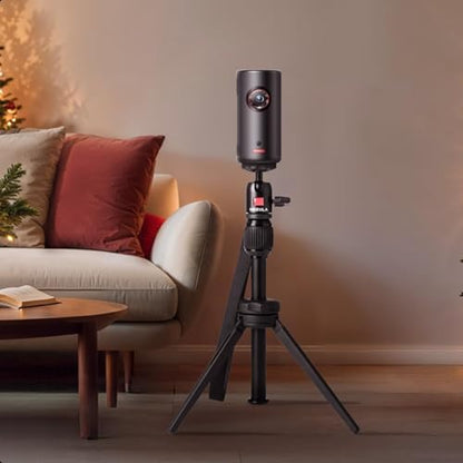 Nebula Adjustable Tripod Stand, Compact, Portable Projector Stand, Includes Universal Mount and Swivel Ball Head - Aluminum Alloy Tripod Stand, for Capsule 3, Capsule 3 Laser, Capsule Air