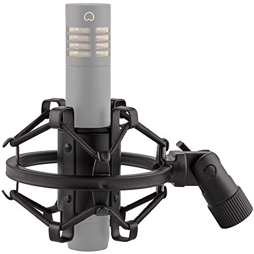 Microphone Shock Mount for 21mm-23mm Small Diameter Size Instrument Condenser Mic or Shotgun Mic like Rode NTG-1 NTG-2