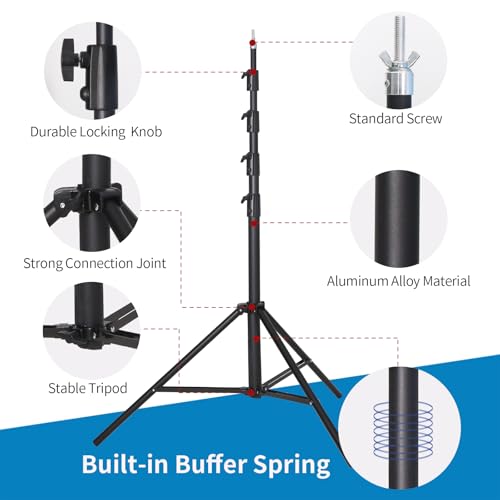 14.11X 13.12 FT Large Heavy Duty Backdrop Stand, Adjustable Photography Studio Photo Background Support System with Carry Bag for Parties, Events Decoration, Wedding, Birthday, Portrait
