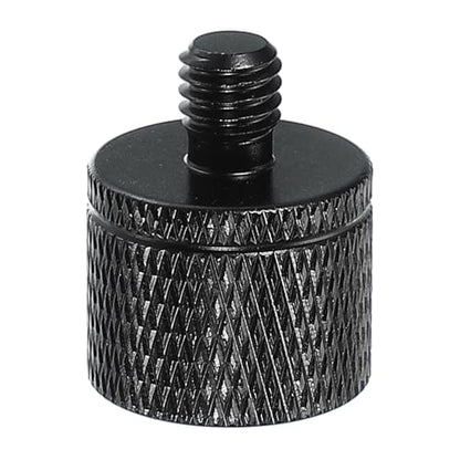 PATIKIL Tripod Screw Adapter 1/4" Female to M6 Male, Tripod Nut Connectors Camera Mount Screw Camera Double Head Converter for Microphone Holder Magic Arm Accessories - size: 1/4" to M6