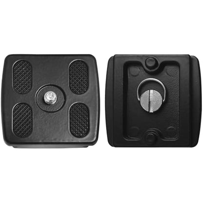 Aluminium Alloy Head Quick Release Plate Universal SLR Camera Tripod Ball Head 1/4 Clip Metal Quick Release Plate 45x45mm Universal Camera Quick Release Mounting Plate