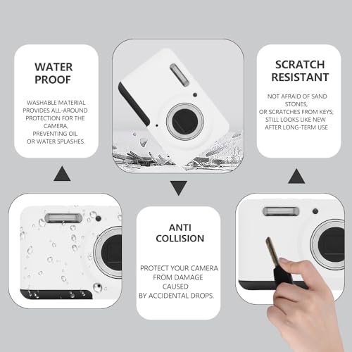 Silicone Case for KODAK PIXPRO FZ55 with Lanyard KODAK PIXPRO FZ55 case- White - color: White