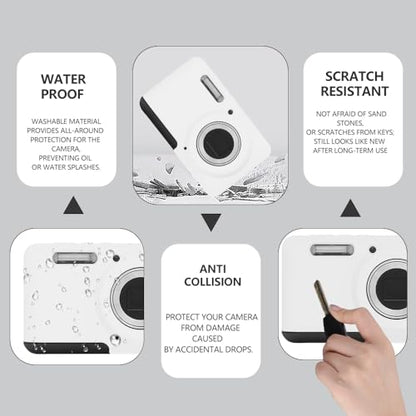 Silicone Case for KODAK PIXPRO FZ55 with Lanyard KODAK PIXPRO FZ55 case- White - color: White