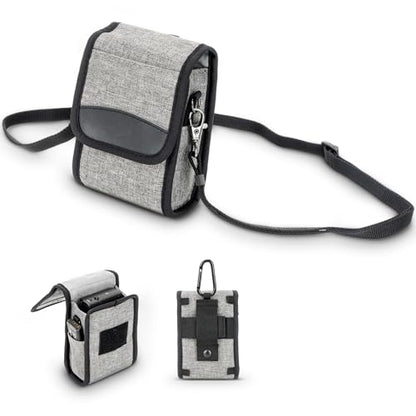 Compact Digital Camera Case Bag for Kodak FZ55 FZ45 SNAPIC A1 EKTAR H35N TG-7 TG-6 TG-5 TG-4 RX100VII RX100VI ZV-1 ZV-1II ZS99 GR III GR IV III GRIIIx G7XIII TS30 TZ99 XF10 with Belt Loop & Strap