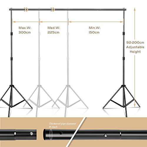 ShowMaven Photography Lighting Kit, Softbox Lighting Kit with Photo Backdrop for Product Photography, Portrait photography, Video Shooting Photography