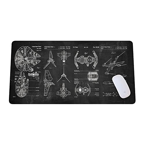 Spaceship Space Mouse mat, Sci-fi Control Console Display Desk Mat, Large Mouse pad for Desk, Gamer Mouse pad, Laptop Pad Mat, Gaming Accessories, Computer Accessories, Gaming Room Decor, SciFi Gift - color: Spaceship