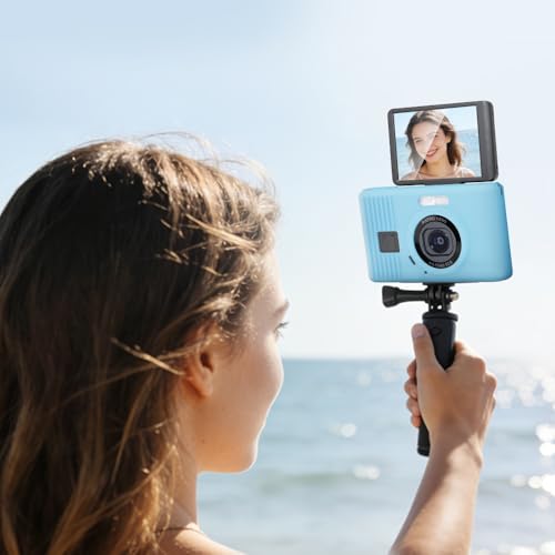 Case for Kodak PIXPRO C1 accessories,Soft Silicone Protective Case,Comes with 2 Screen Protectors and 1 Wrist Strap - Light blue - color: Light blue
