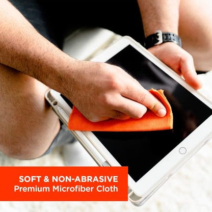 WHOOSH! Screen Cleaner Spray and Wipe [Set of 12] 3.4 fl oz + 1 Microfiber Cloth Wipes - Travel Size Electronic Cleaner for Car, Computer, Laptop, iPad, MacBook, Phone, Eyeglass - Lens Cleaner Kit - size: 3.4 fl oz (Pack of 12)