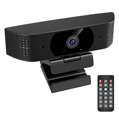 4K Webcam for PC, Ultra HD 4K 12MP Webcam with Dual Noise-Reducing Mics, PDAF Autofocus, Streaming Camera for PC, Mac, Laptop, 81° FOV, Ideal for High-end Business Meeting with Skype, Teams, Zoom - style: 4K Webcam with PDAF Fast Auto Focus