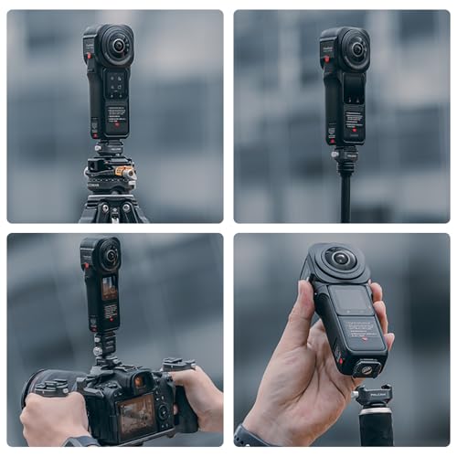 FALCAM F22 Quick Release Kit for Insta360, Plate and Clip, Camera Mounting Adapter Kit for 360 Action Camera - 2564