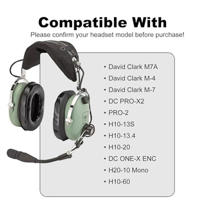 Pinkind Microphone Windscreen Replacement for David Clark M7A Mic Cover, M-4 / M-7 / H10 / H20 /DC PRO-X2 / PRO-2 / DC ONE-X ENC Headset, 3pack Noise Reducing Foam Cover