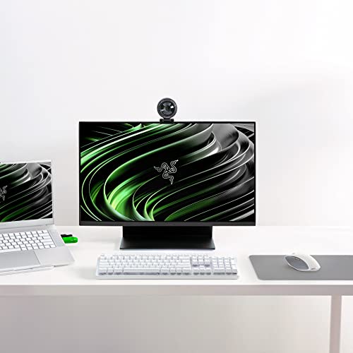 Razer Kiyo Pro Webcam for Streaming, Gaming, Video Calls: Full HD 1080p 60FPS - Adaptive Light Sensor - HDR Enabled - Wide Angle Lens with Adjustable FOV - Works with OBS, Xsplit, Twitch, Zoom, Teams