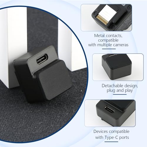 Camera Adapter for DJI Mic 3 /Mic Mini Connect Compatible with Sony Camera MI Hot Shoe Audio Reception and Conversion Accessories