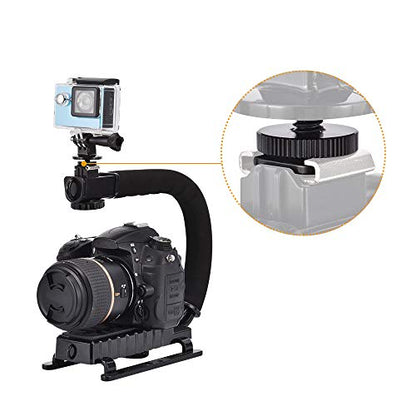 4-Pack 1/4 Inch Camera Adapter Screws: Versatile Flash Hot Shoe Mounts for DSLR Camera Rigs, Tripods, and Accessories