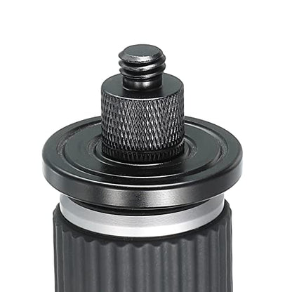 MECCANIXITY Mic Stand Adapter 3/8 Female x M8 Male Camera Screw Thread Adapter for Microphone Tripod Stand Black 2 Pack - size: M8