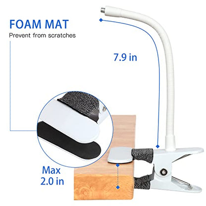 Flexible Baby Monitor Mount Compatible with HelloBaby HB65/HB6550/HB6558/HB66/HB248,ANMEATE SM935E/SM650 Monitor,Baby Camera Mount,Baby Clip Mount Without Tools or Wall Damage