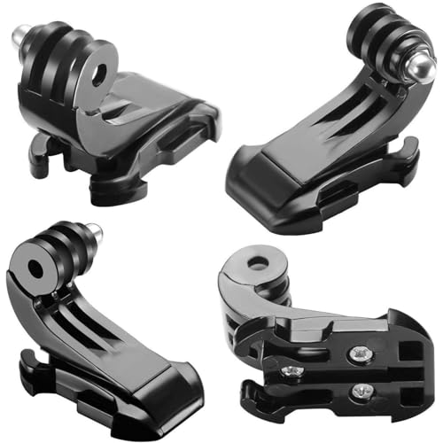 Quick Release Buckle Clip Basic Mount, Vertical Surface J-Hook Buckle Mount Base with Long Thumb Screws Kit for Most Action Camera