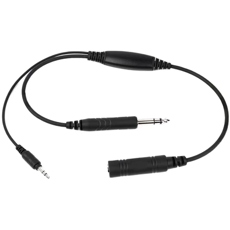 Audio Recorder Adapter for GA Aviation Pilot Headsets, Smartphone and Aircraft Cockpit Voice Recorder