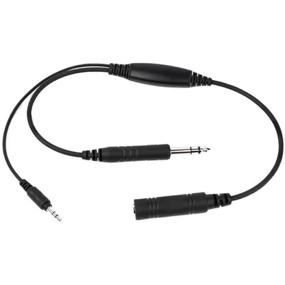 Audio Recorder Adapter for GA Aviation Pilot Headsets, Smartphone and Aircraft Cockpit Voice Recorder